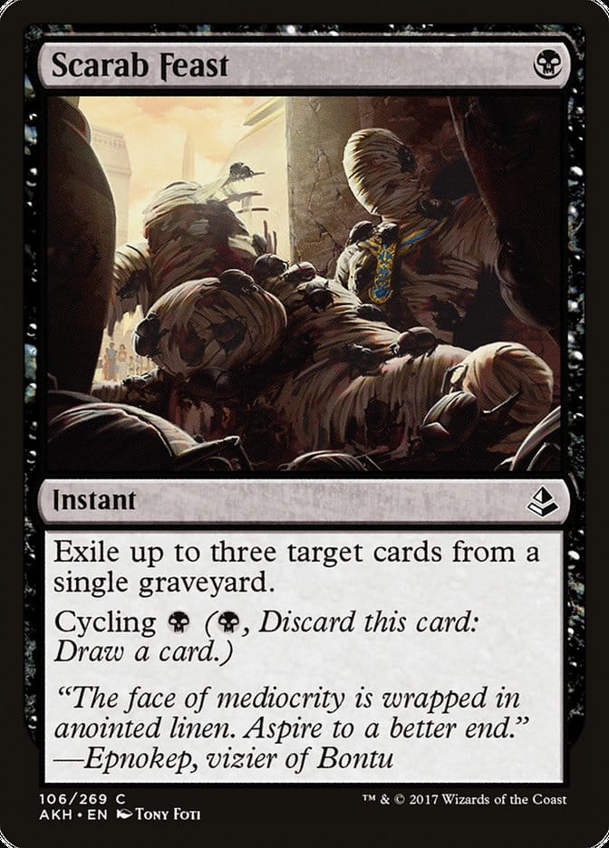 Scarab Feast [Amonkhet] Magic: The Gathering
