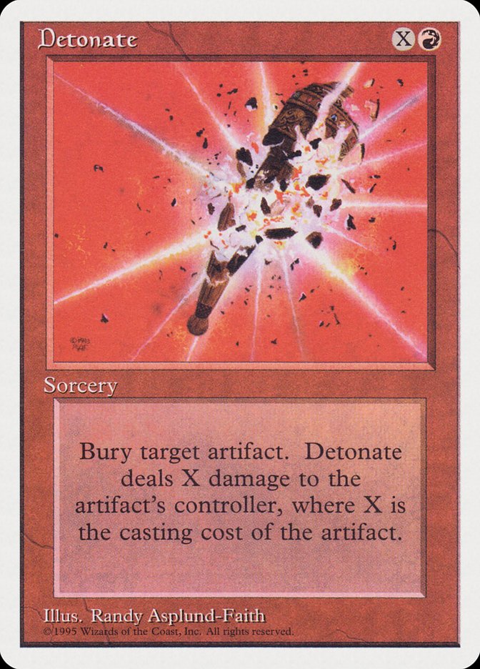 Detonate [Rivals Quick Start Set] Magic: The Gathering