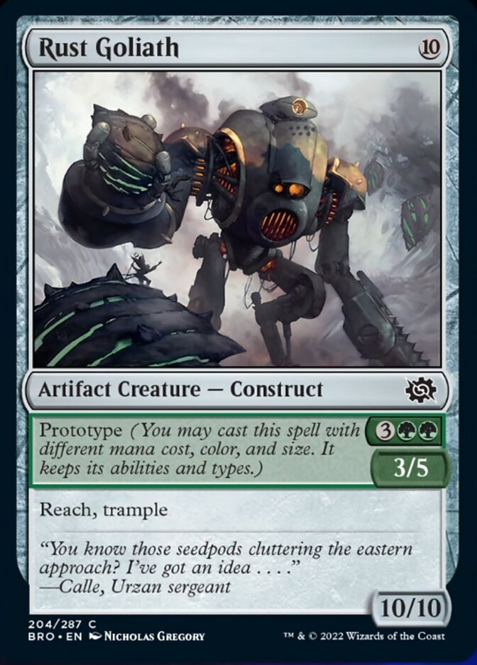 Rust Goliath [The Brothers' War] Magic: The Gathering