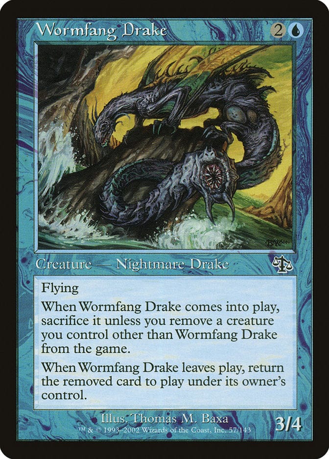 Wormfang Drake [Judgment] Magic: The Gathering