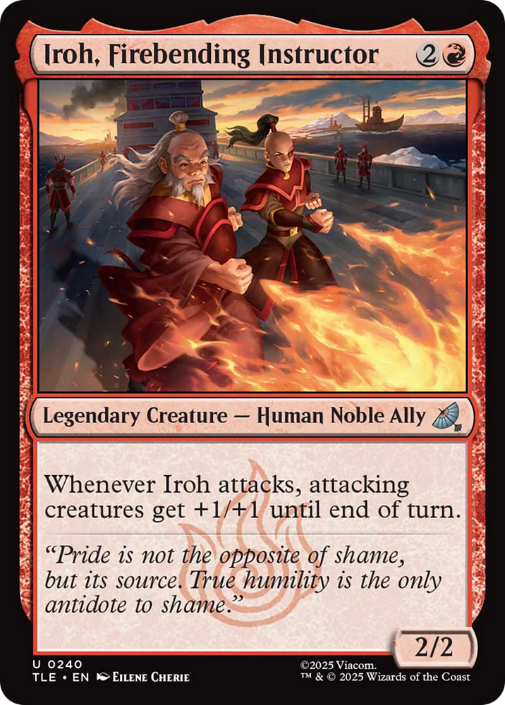 Iroh, Firebending Instructor [Avatar: The Last Airbender: Eternal-Legal] Magic: The Gathering