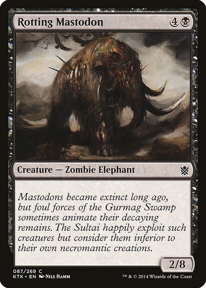 Rotting Mastodon [Khans of Tarkir] Magic: The Gathering