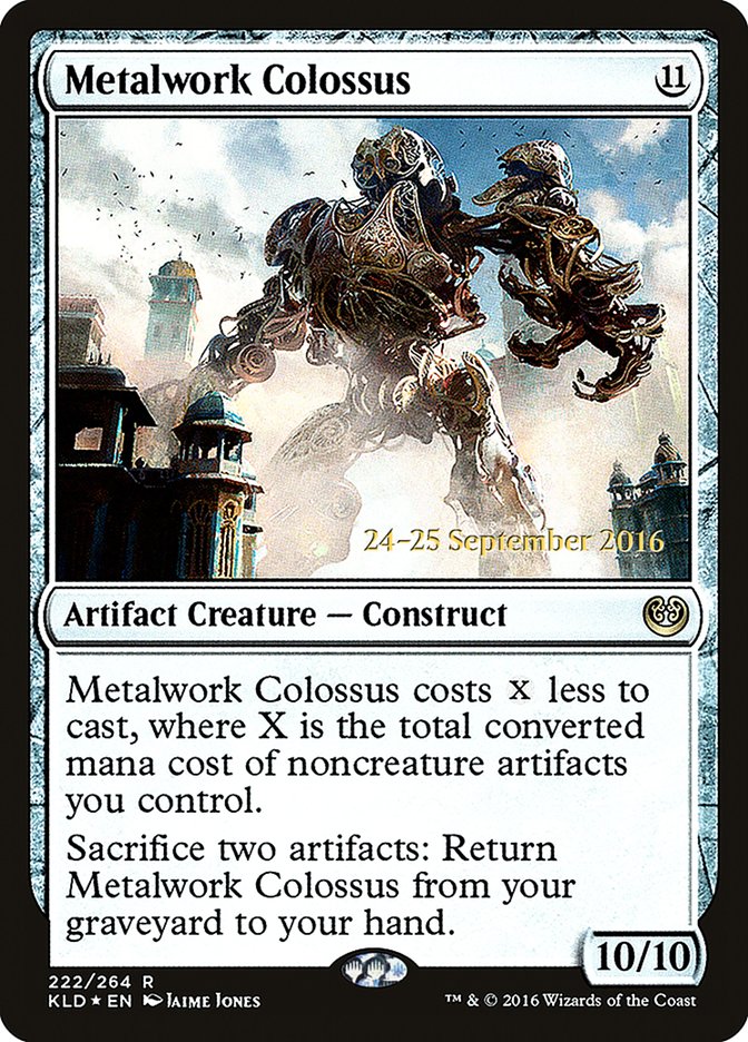 Metalwork Colossus [Kaladesh Prerelease Promos] Magic: The Gathering