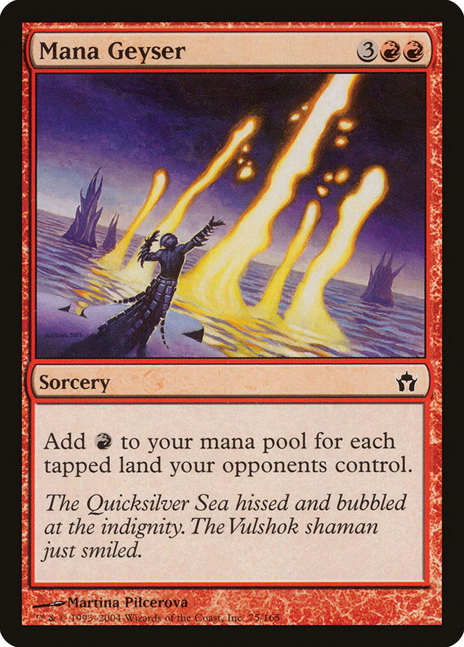 Mana Geyser [Fifth Dawn] Magic: The Gathering