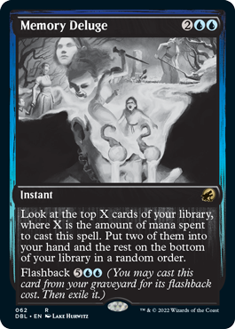 Memory Deluge [Innistrad: Double Feature] Magic: The Gathering