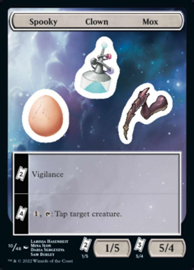 Spooky Clown Mox [Unfinity Stickers] Magic: The Gathering