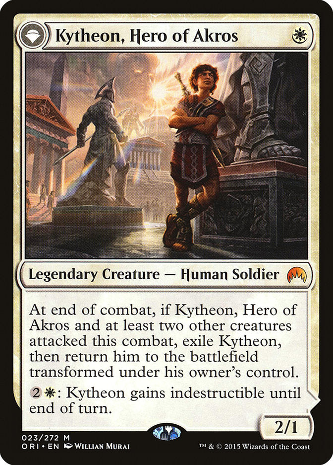 Kytheon, Hero of Akros // Gideon, Battle-Forged [Magic Origins] Magic: The Gathering