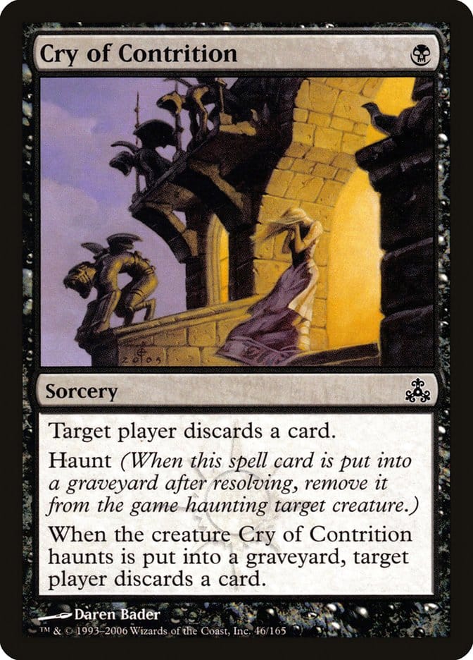 Cry of Contrition [Guildpact] Magic: The Gathering