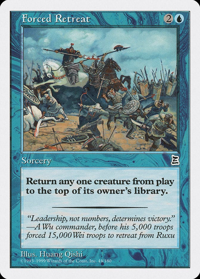 Forced Retreat [Portal Three Kingdoms] Magic: The Gathering