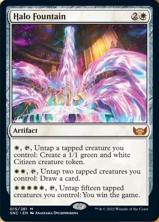 Halo Fountain [Streets of New Capenna] Magic: The Gathering