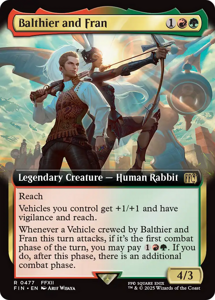 Balthier and Fran (Extended Art) [FINAL FANTASY] Magic: The Gathering