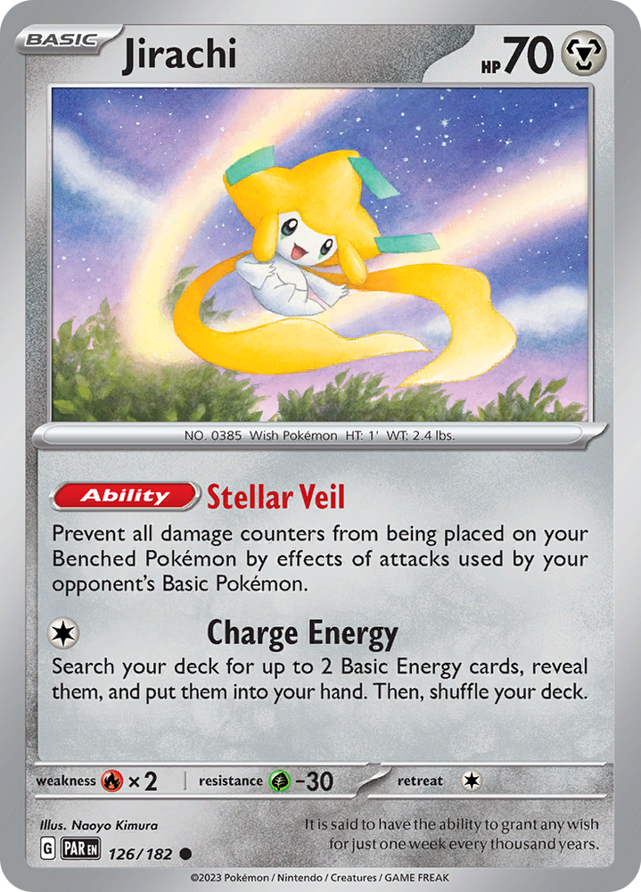 Jirachi (126/182) [Scarlet & Violet: Paradox Rift] Pokémon