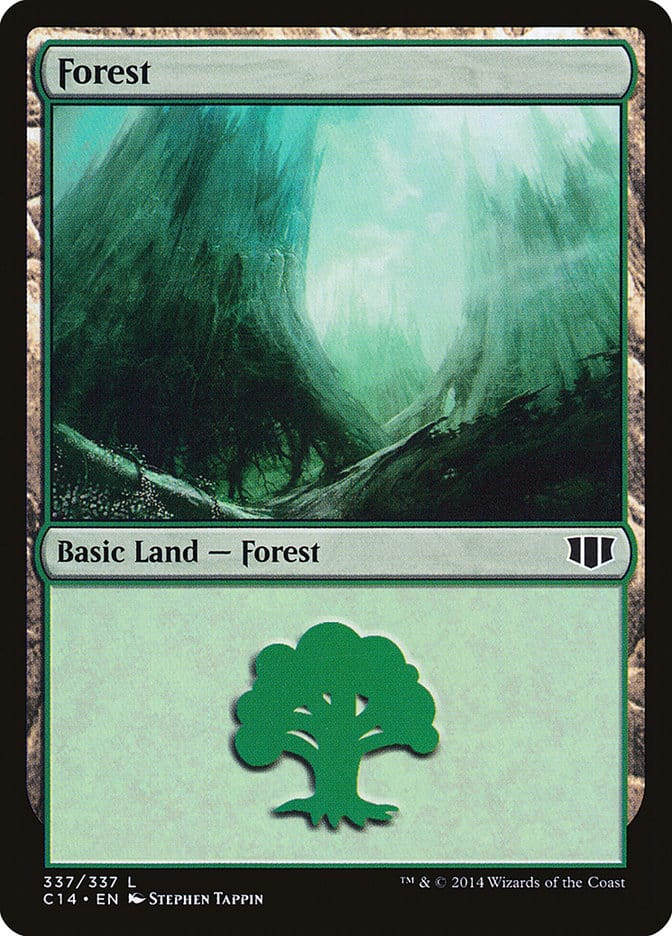 Forest (337) [Commander 2014] Magic: The Gathering