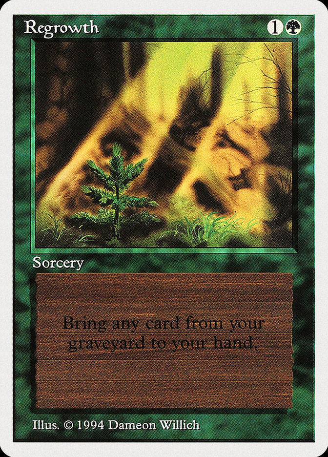 Regrowth [Summer Magic / Edgar] Magic: The Gathering