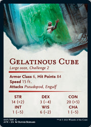 Gelatinous Cube Art Card [Dungeons & Dragons: Adventures in the Forgotten Realms Art Series] Magic: The Gathering