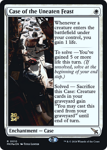 Case of the Uneaten Feast [Murders at Karlov Manor Prerelease Promos] Magic: The Gathering
