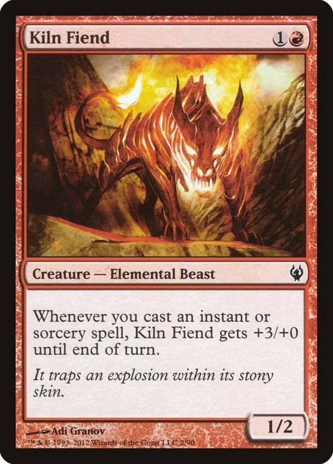 Kiln Fiend [Duel Decks: Izzet vs. Golgari] Magic: The Gathering