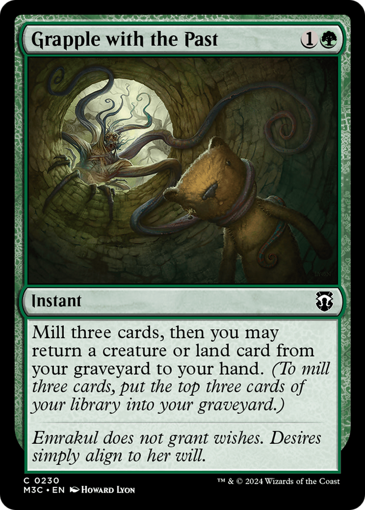 Grapple with the Past (Ripple Foil) [Modern Horizons 3 Commander] Magic: The Gathering