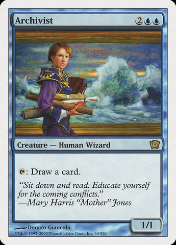Archivist [Ninth Edition] Magic: The Gathering