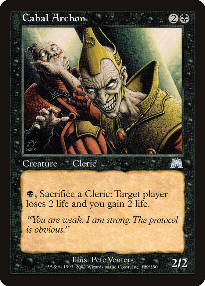 Cabal Archon [Onslaught] Magic: The Gathering