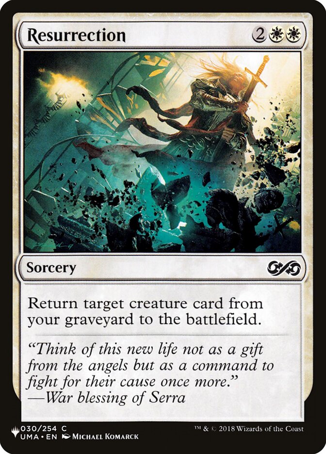 Resurrection [The List] Magic: The Gathering