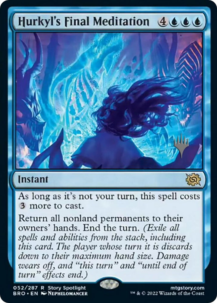 Hurkyl's Final Meditation (Promo Pack) [The Brothers' War Promos] Magic: The Gathering