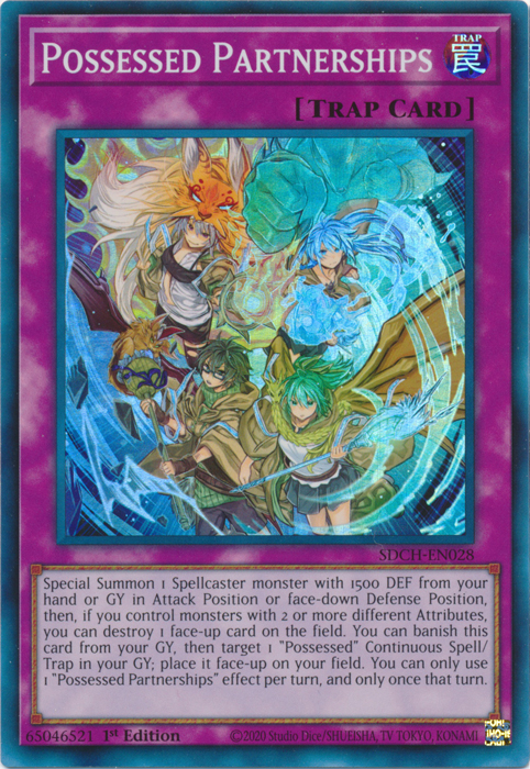 Possessed Partnerships [SDCH-EN028] Super Rare - Yugioh Cards For Your TCG Needs!