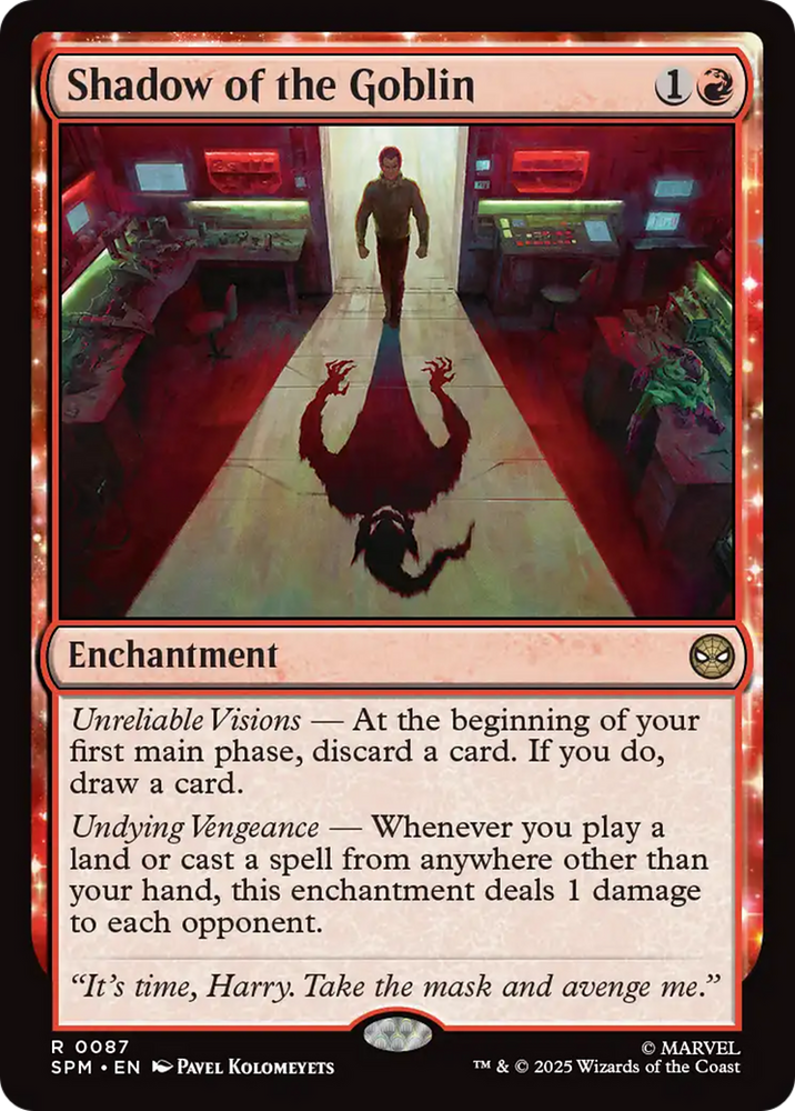Shadow of the Goblin [Marvel's Spider-Man] Magic: The Gathering