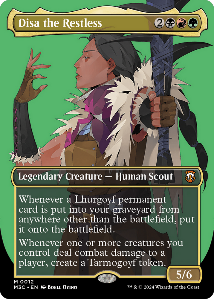 Disa the Restless (Borderless) [Modern Horizons 3 Commander] Magic: The Gathering