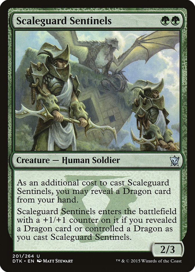 Scaleguard Sentinels [Dragons of Tarkir] Magic: The Gathering
