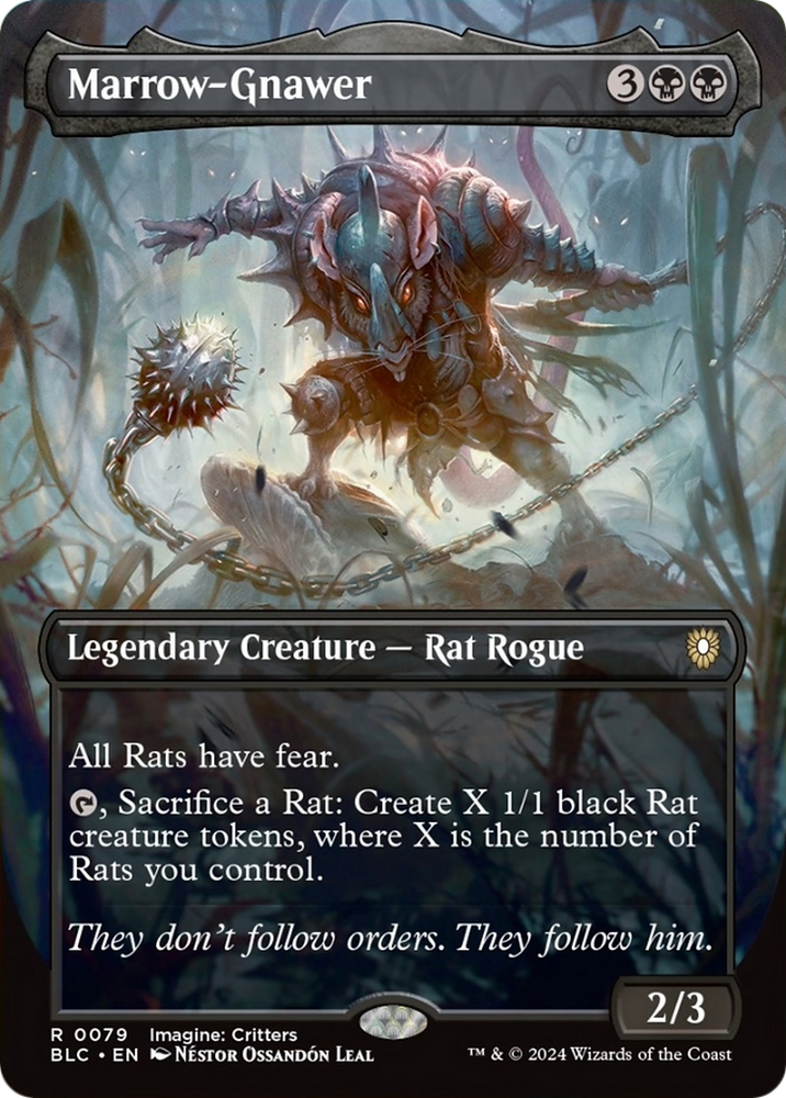 Marrow-Gnawer (Borderless) [Bloomburrow Commander] Magic: The Gathering
