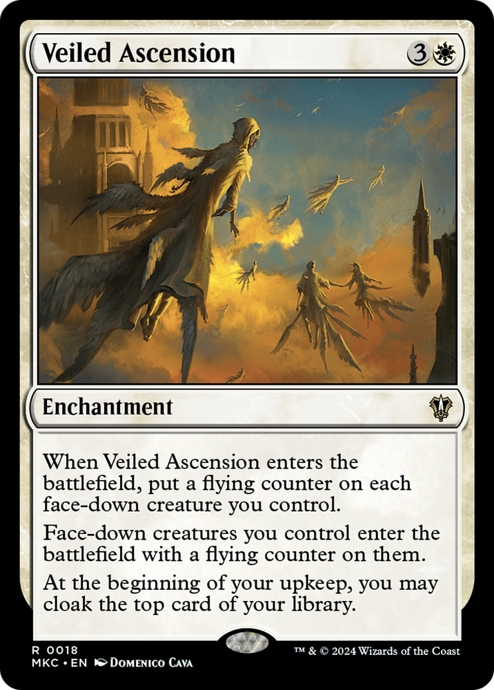 Veiled Ascension [Murders at Karlov Manor Commander] Magic: The Gathering