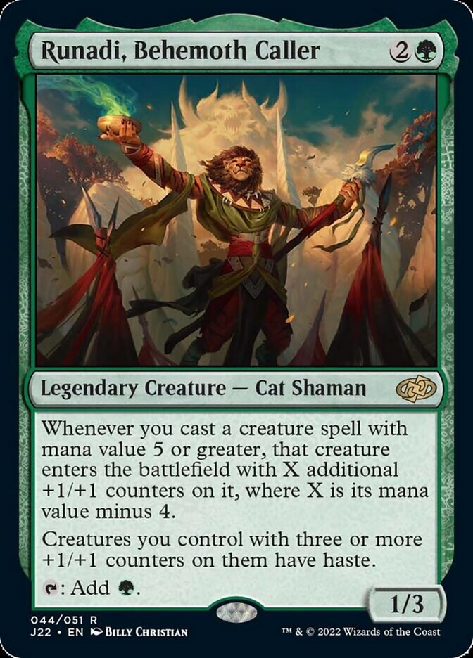 Runadi, Behemoth Caller [Jumpstart 2022] Magic: The Gathering