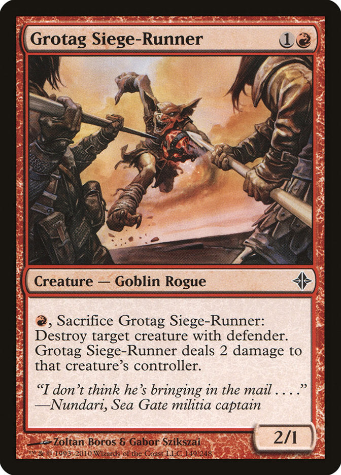 Grotag Siege-Runner [Rise of the Eldrazi] Magic: The Gathering