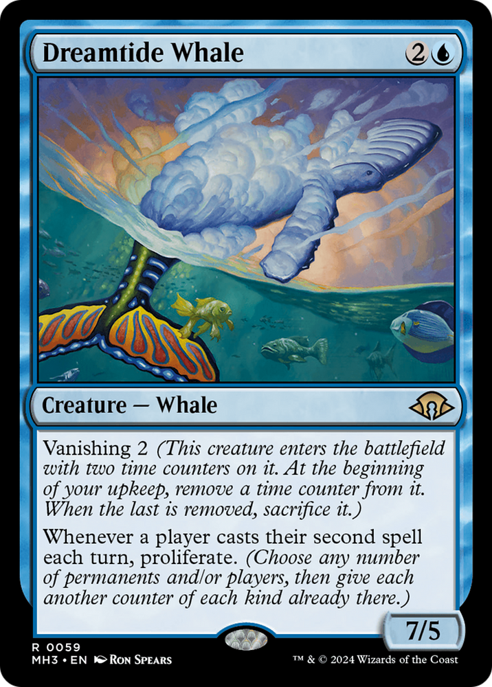 Dreamtide Whale [Modern Horizons 3] Magic: The Gathering