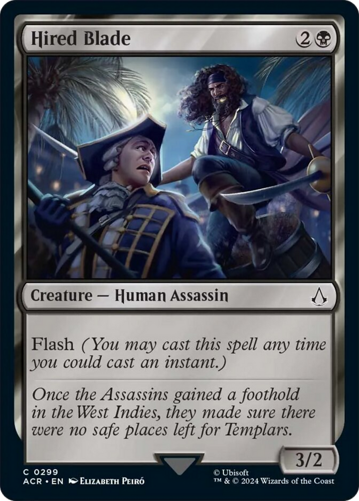 Hired Blade [Assassin's Creed] Magic: The Gathering
