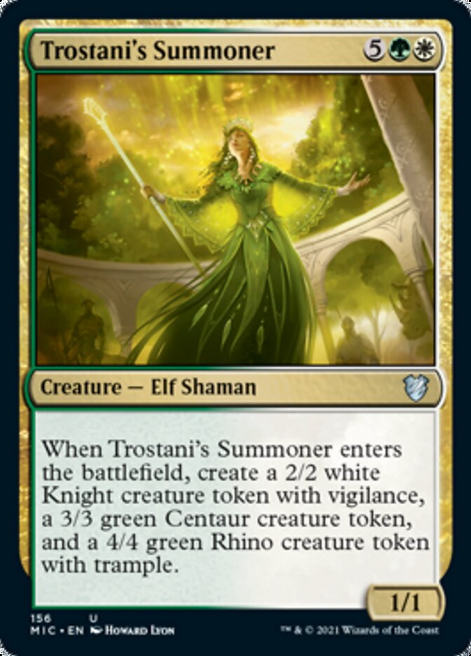 Trostani's Summoner [Innistrad: Midnight Hunt Commander] Magic: The Gathering