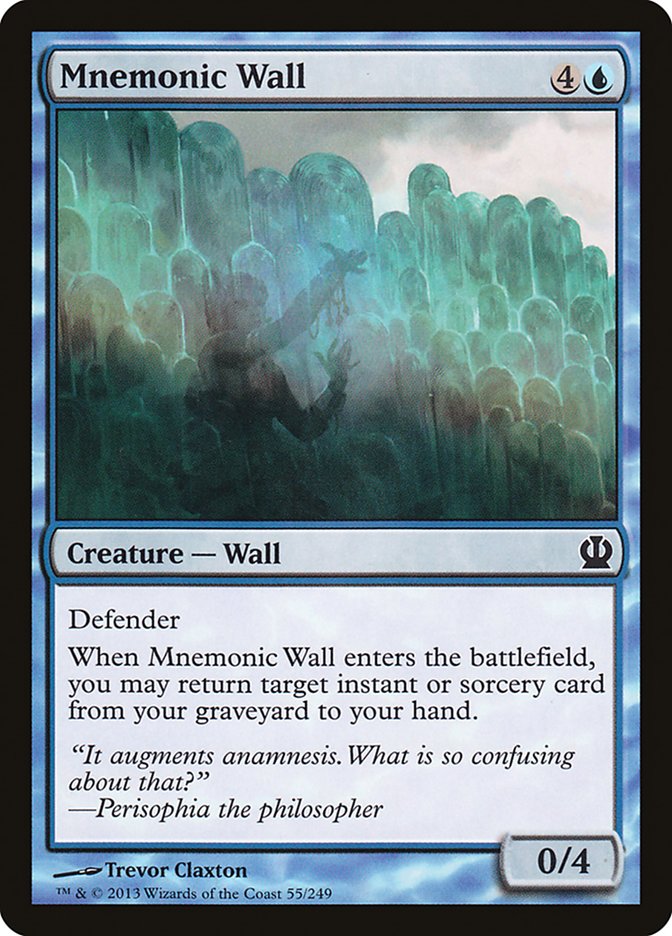 Mnemonic Wall [Theros] Magic: The Gathering