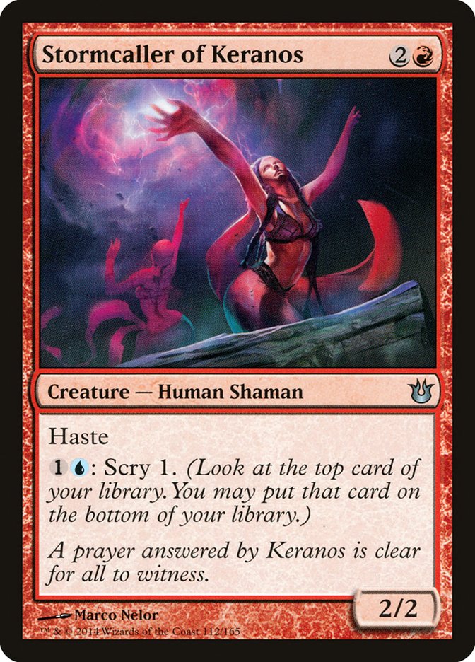 Stormcaller of Keranos [Born of the Gods] Magic: The Gathering