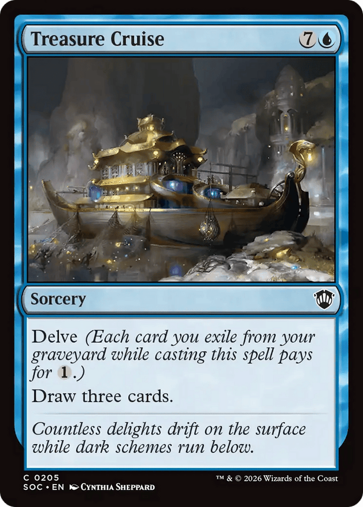Treasure Cruise [Secrets of Strixhaven Commander]