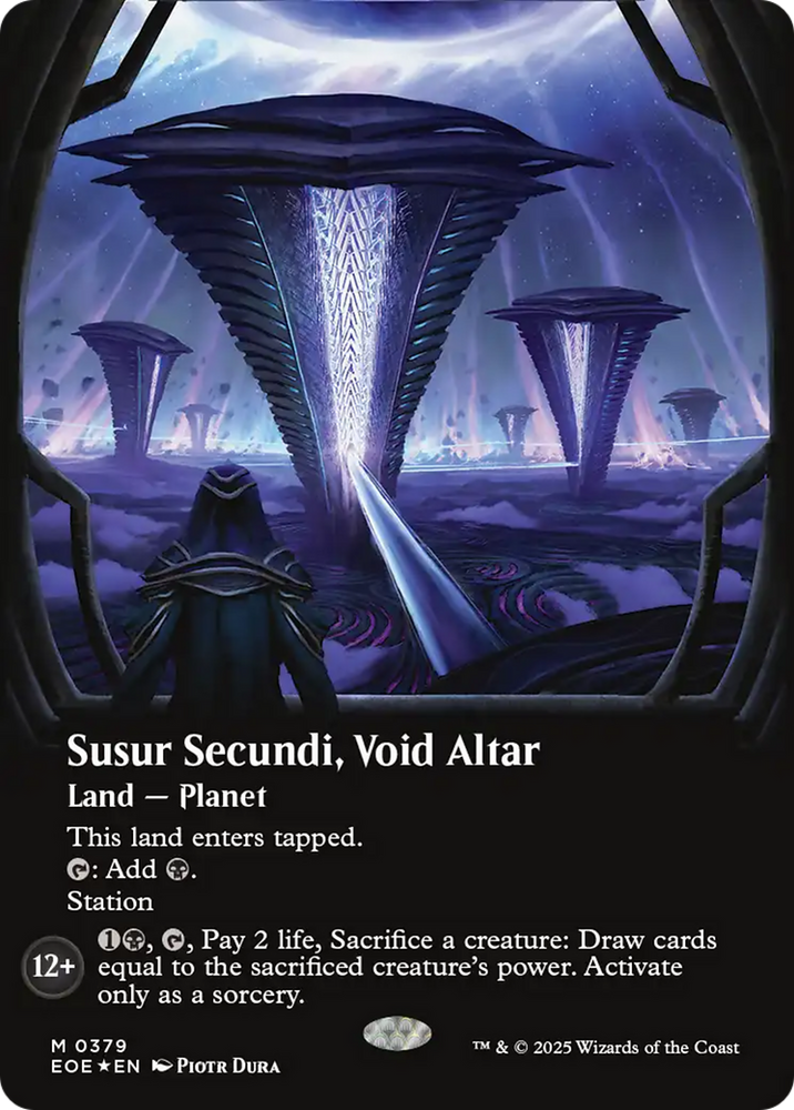 Susur Secundi, Void Altar (Borderless) (Galaxy Foil) [Edge of Eternities] Magic: The Gathering