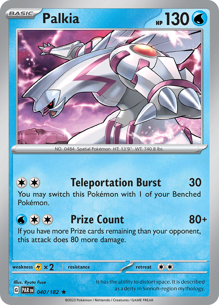 Palkia (040/182) [Scarlet & Violet: Paradox Rift] Pokémon