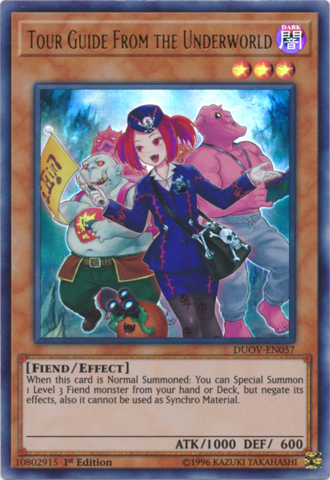 Tour Guide From the Underworld [DUOV-EN057] Ultra Rare - Yugioh Cards For Your TCG Needs!