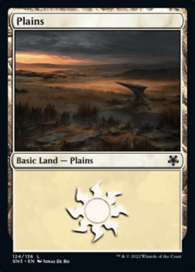 Plains (124) [Game Night: Free-for-All] Magic: The Gathering