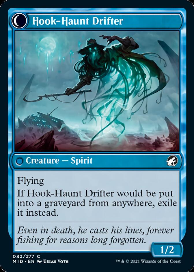 Baithook Angler // Hook-Haunt Drifter [Innistrad: Midnight Hunt] Magic: The Gathering