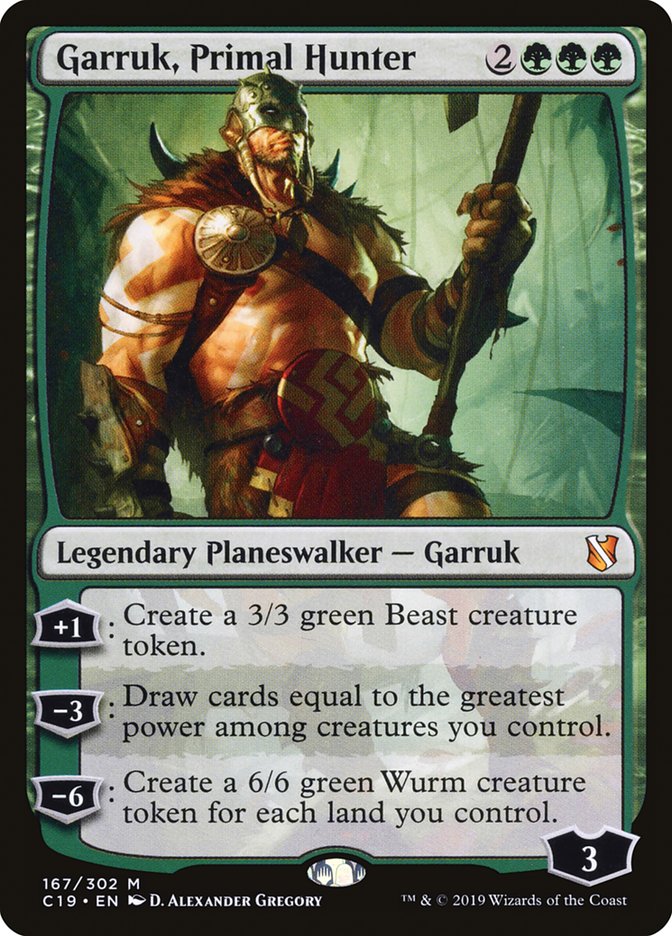Garruk, Primal Hunter [Commander 2019] Magic: The Gathering