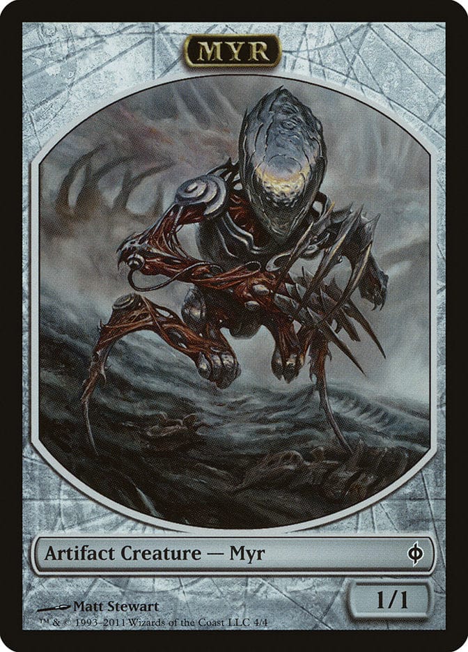 Myr Token [New Phyrexia Tokens] Magic: The Gathering