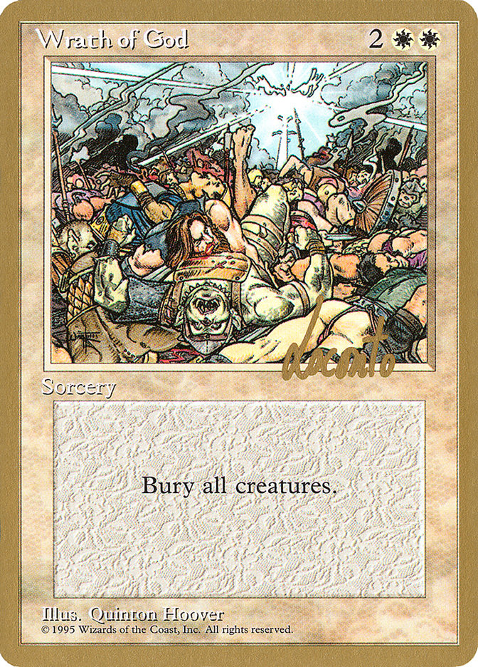 Wrath of God (Michael Loconto) [Pro Tour Collector Set] Magic: The Gathering