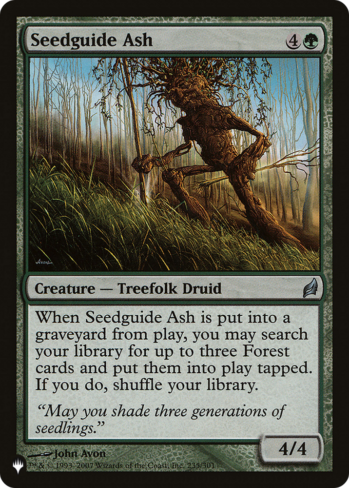 Seedguide Ash [The List] Magic: The Gathering