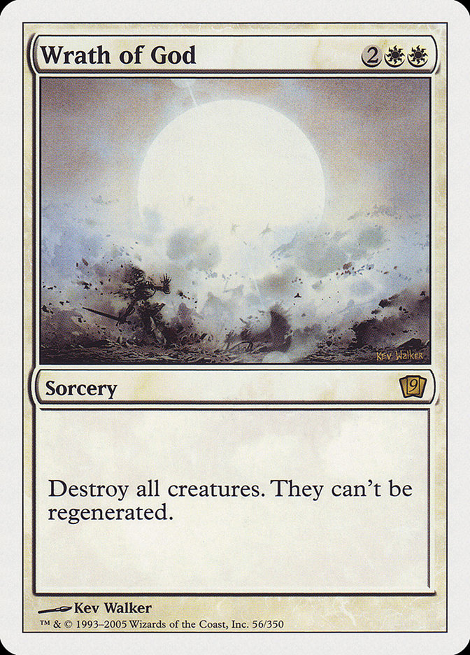 Wrath of God [Ninth Edition] Magic: The Gathering